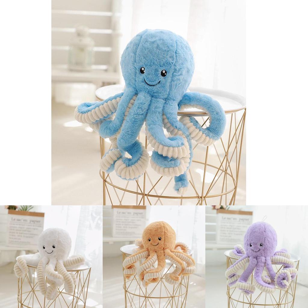Adorable 15.7'' Octopus Plush Stuffed Toy Pillow For Kids And Home Decor