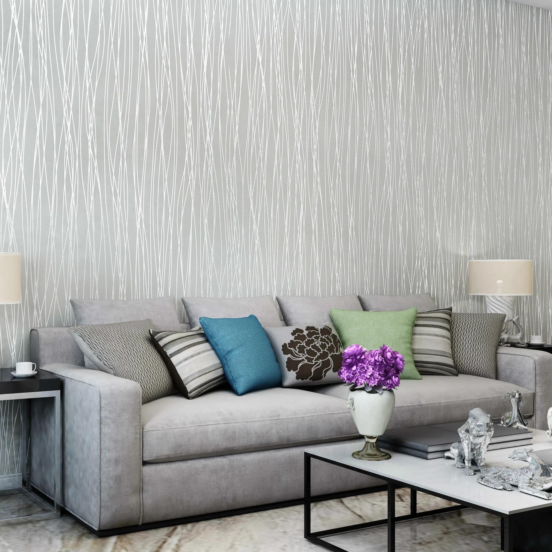 

Нетканые обои спальня гостиная однотонные однотонные полосатые фоновые обои домашний декор papel tapiz 3d para pared 53cmx2m