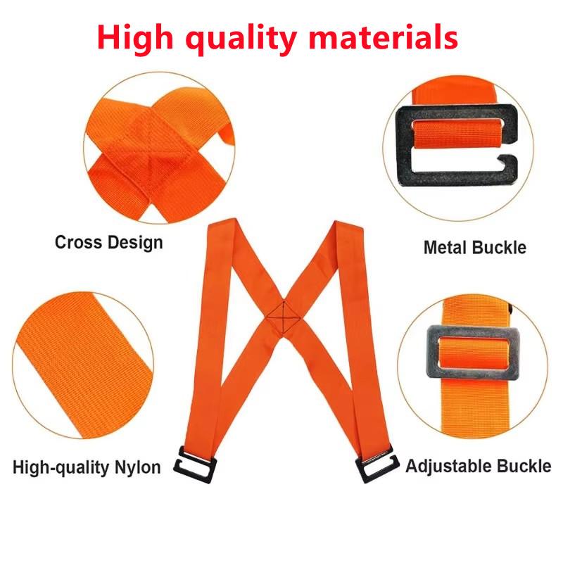 2PCS Furniture Moving Carrying Straps Shoulder Forearm Carry Rope Lift Heavy Furniture Transport Belt Ropes Lifting Cord Moving Strap