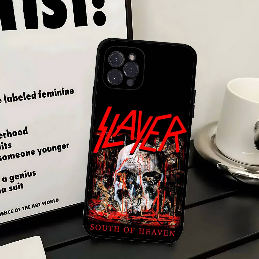 

S-Slayers Band For Iphone 17 16 15 11 13 14 Pro Max Plus 12 Mini Black Shell Cover Phone Case iPhone 12pro max