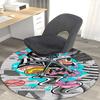 1pc Anime Character with Snake Round Carpet - Office Chair Mat, Anti-Slip Rug for Home Decor, Living Room, Bedroom, Game Room