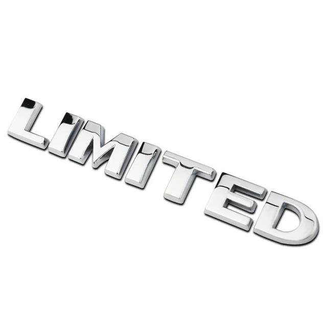 3D Metal 4X4 Limited Letters Tailgate Emblem Sticker Car Rear Boot Trunk Badge For Jeep Grand Cherokee Overland Compass Wrangler ALX1