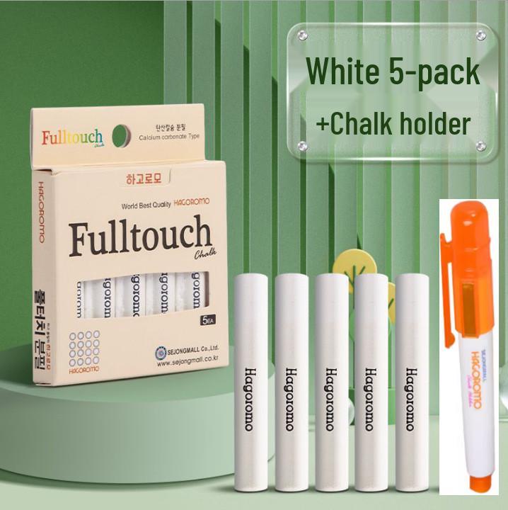HAGOROMO Dust-Proof Colored Chalk for Kids and Teachers