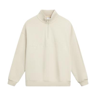 Li Ning Série Tendance Sportive Sweat à capuche ample à col montant pour couple Unisexe AWDV821-1