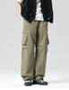 Workwear Multi Bag Outdoor Mountain Style Paratrooper Pants, Micro Elastic Straight Leg Men's Casual Pants