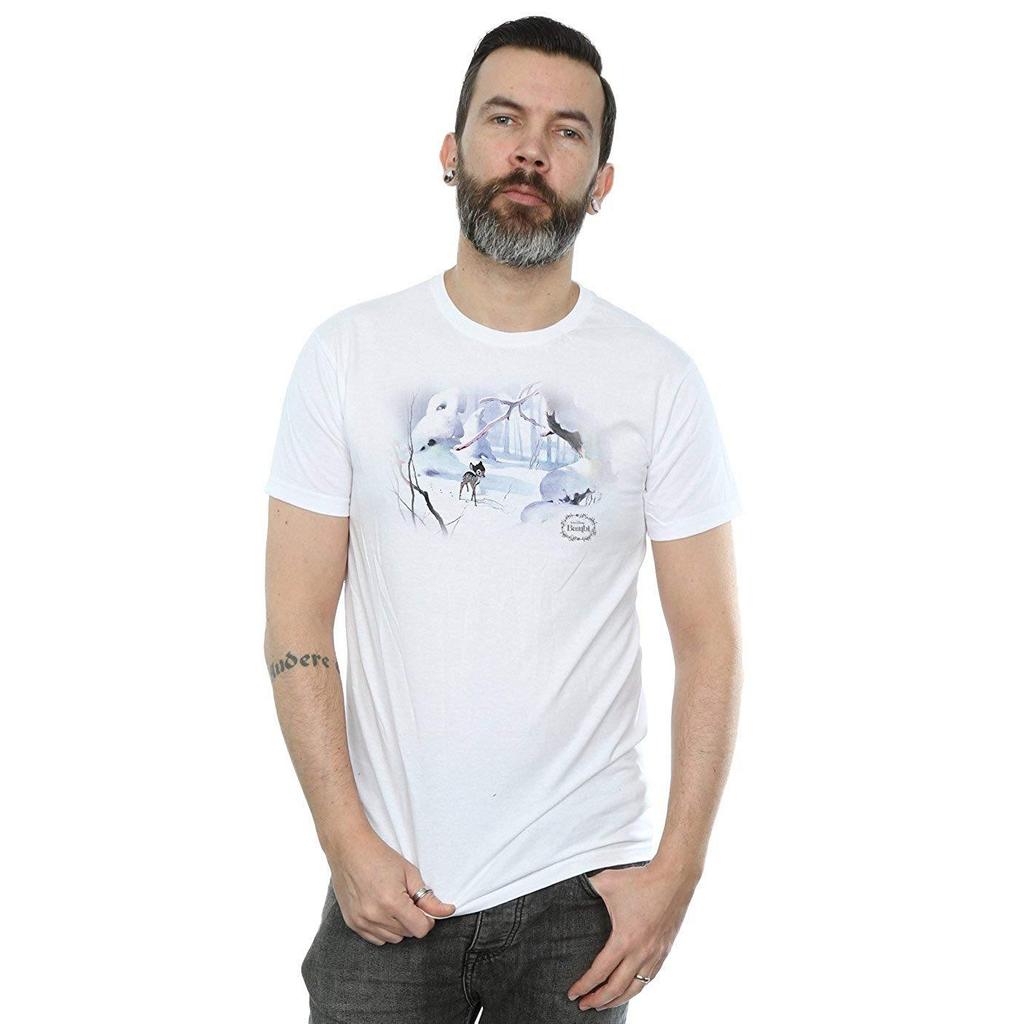 Disney Herren Bambi Schnee T-Shirt