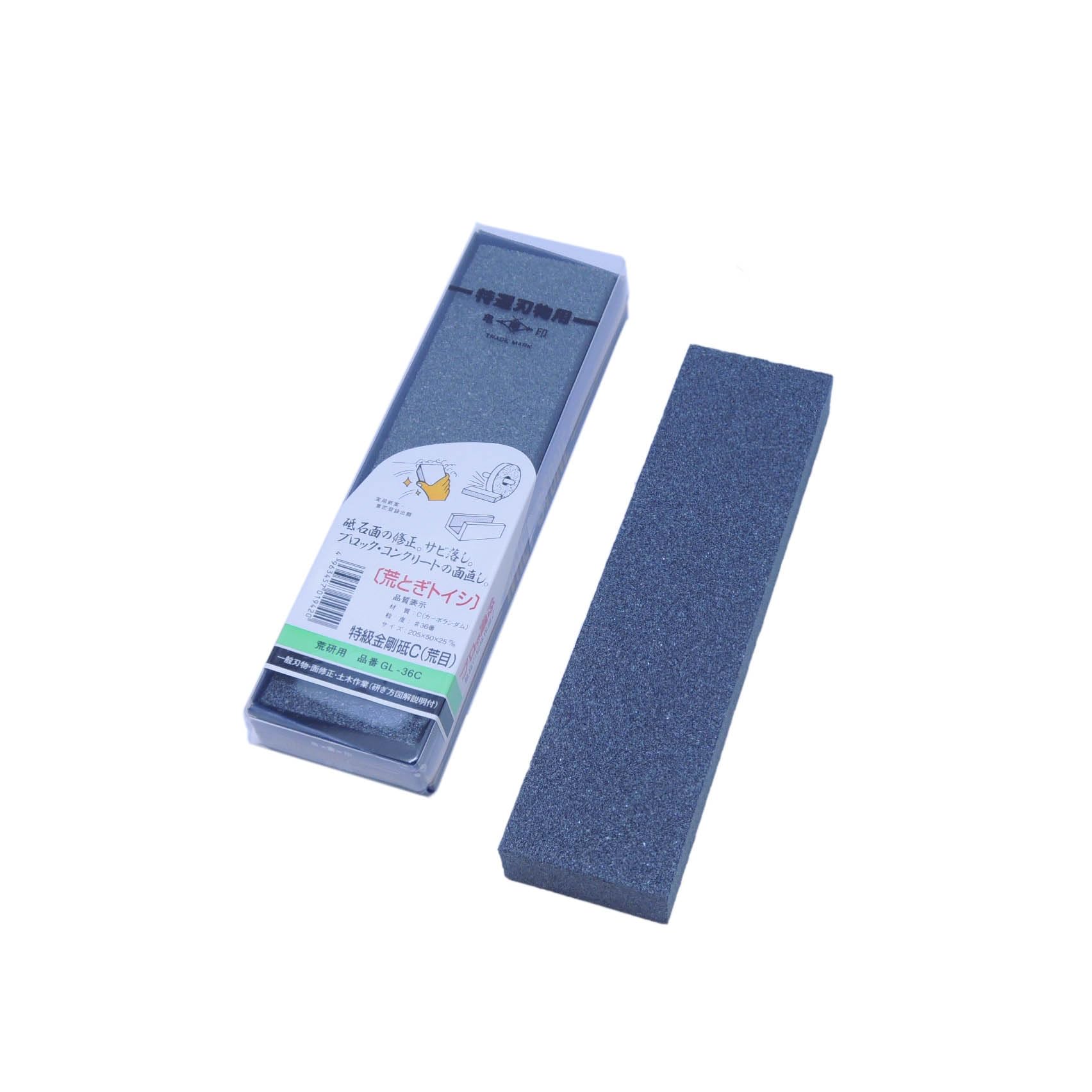 

Kamejirushi Special Grade Kongo Whetstone C#36 Coarse Grit (Rough Whetstone) 205x50x25mm GL-36C