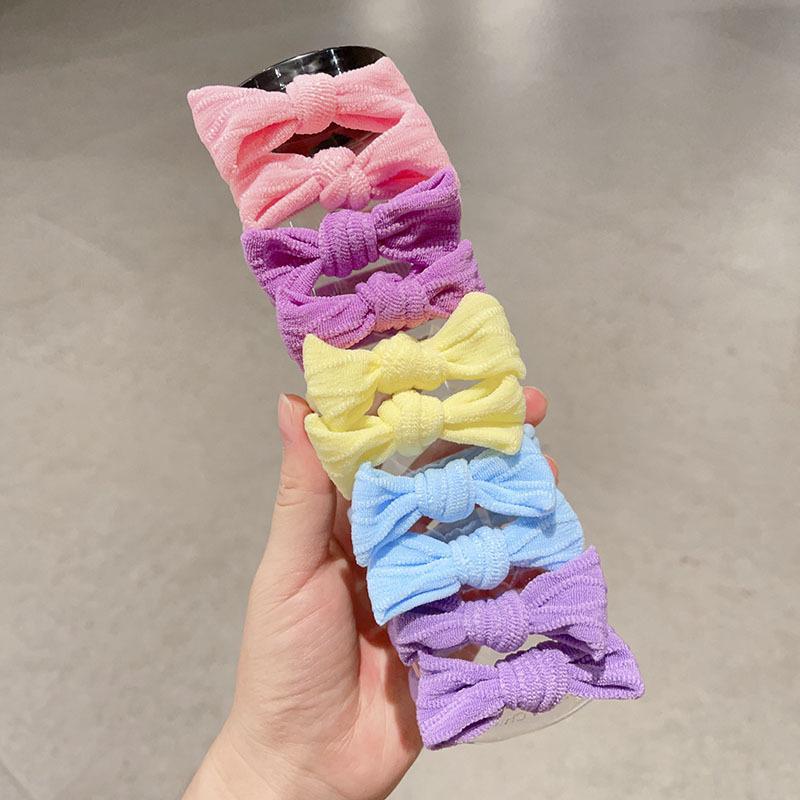 Popular High-Elastic Bow Hair Tie for Women – No Crease, Non-Tightening Ponytail Holder