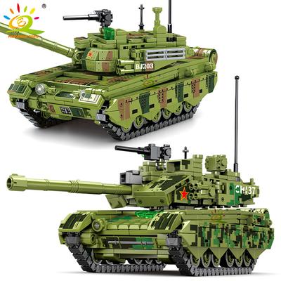 Militar WW2 96 99A Médio Tanque Modelo Blocos de Construção Exército Arma Carro com Soldado Tijolos STEM Brinquedos Para Crianças Menino