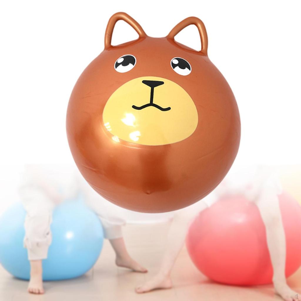 Bola Saltitante Quicante Desenho Animado para Crianças Exercício 42cm Diâmetro Brinquedo Infantil Fofo