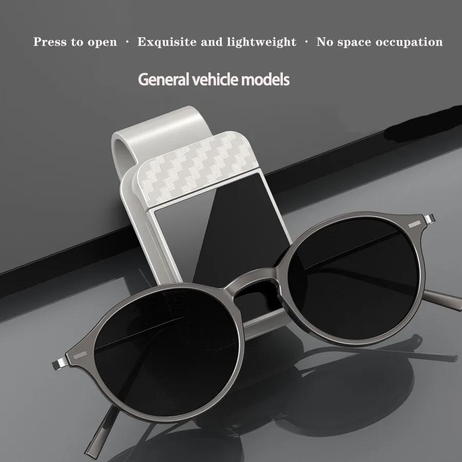 Car Sunglasses Holder, Car Glasses Clip, Car Sun Visor Automotive Hanger Clip Ticket Card Mount Clips Sunglasses Holders for Car
