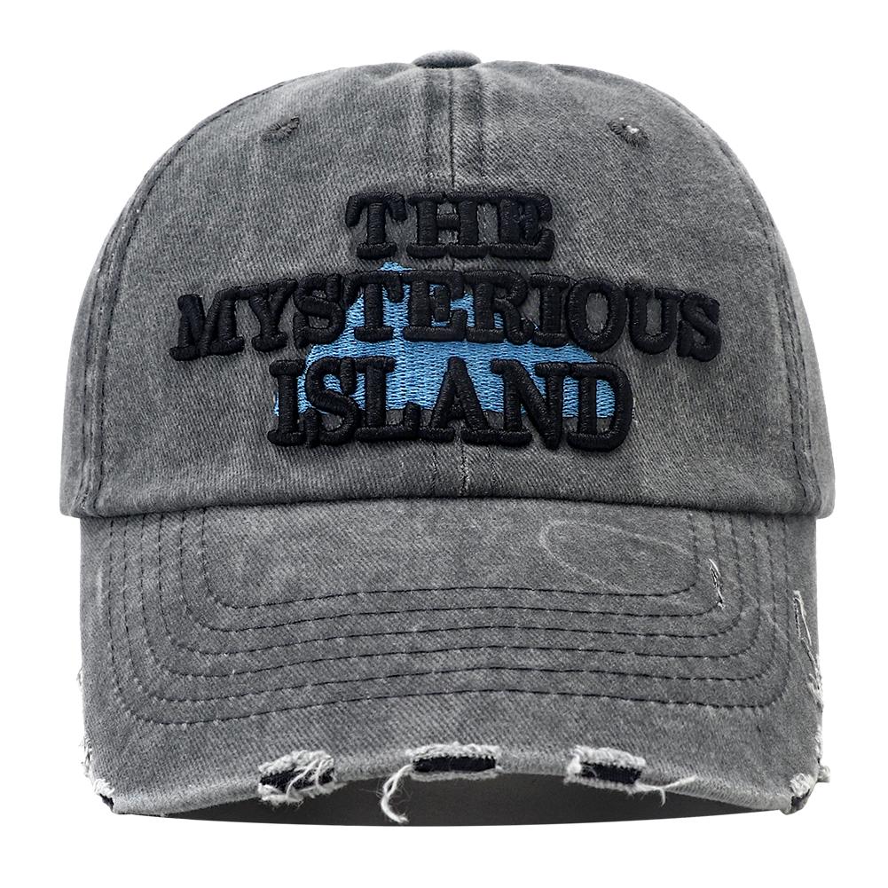 

The Mysterious Island Letter Embroidery Cotton Baseball Cap for Men Women Fashion Casual Vintage Snapback Hat Visor Hip Hop Caps Adjustable серый