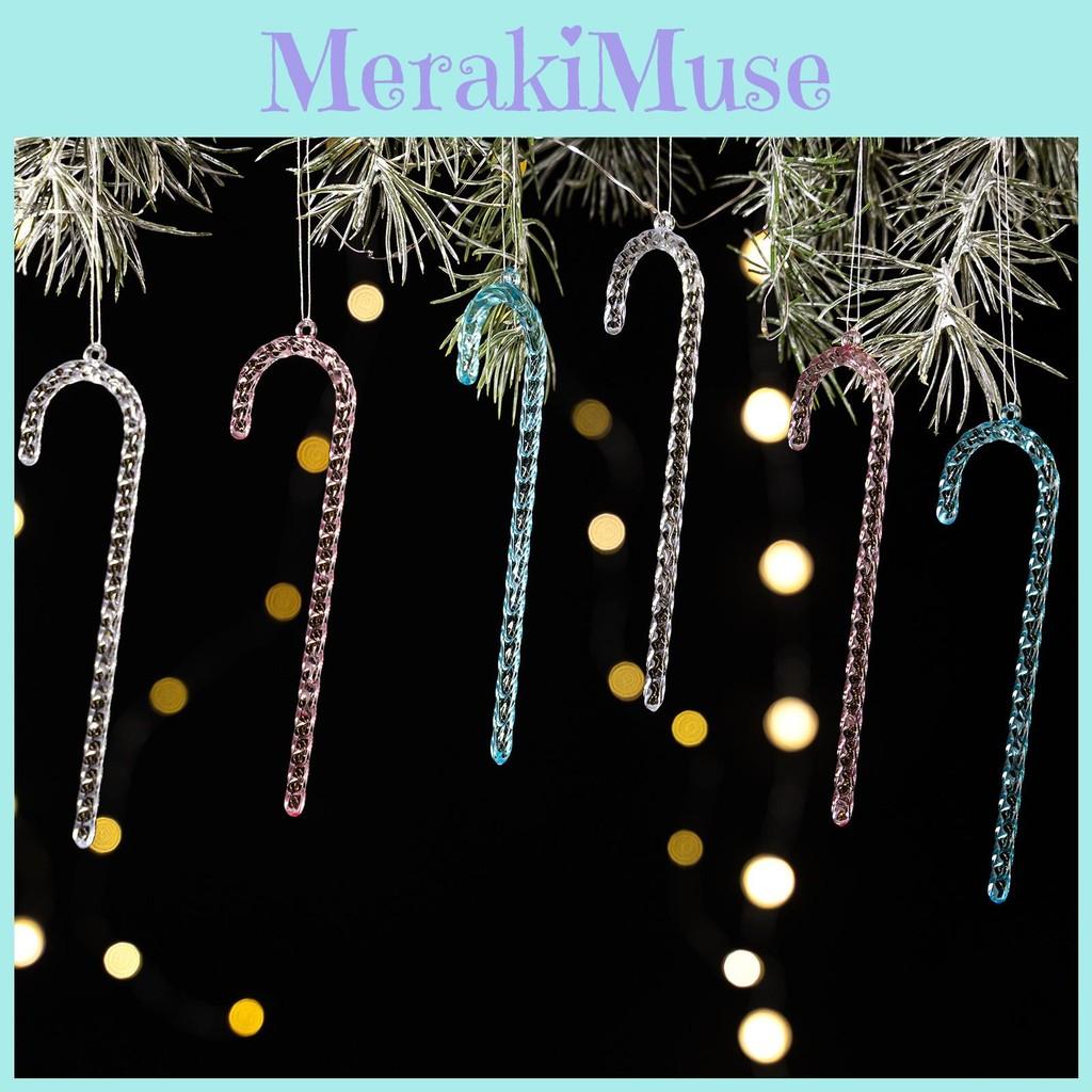 Colorful Tree Christmas Ice Cone Cane Decorations For Celebration Holiday