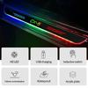 Acrylic USB Power Moving LED Welcome Pedal Car Scuff Plate Pedal Door Sill Pathway Light For Mazda CX5 CX-5 Auto Accessories