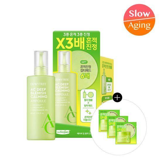 DEWYTREE AC Deep Trace Soothing Ampoule Planning (60ml + 6 Pads)