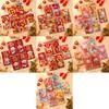 6pcs Cartoon Goat Year Money Envelope Blessing Words New Year Red Packet  Celebration Party