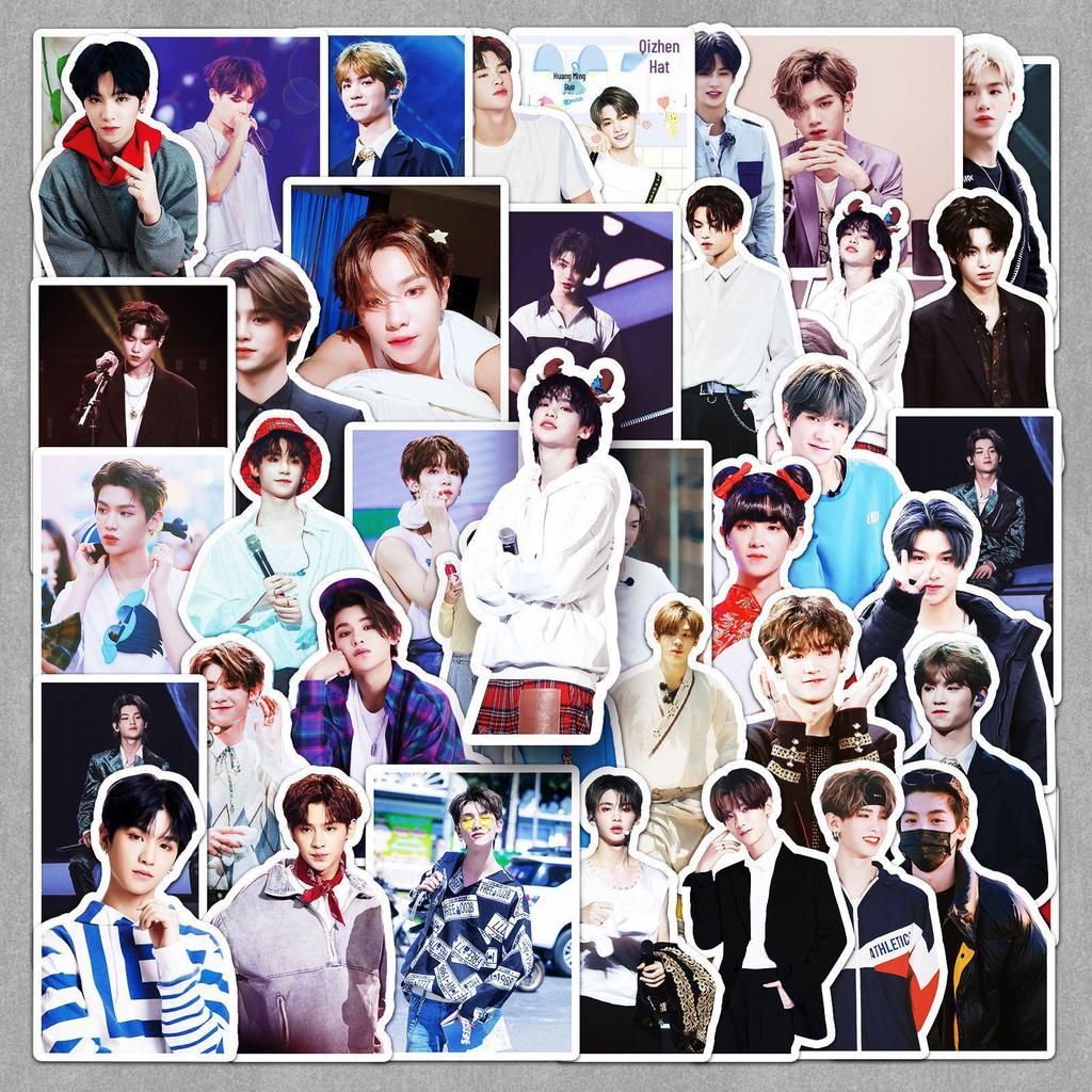 Huang Minghao Stickers: 50 Justin Jia Star Designs for Notebooks & Luggage
