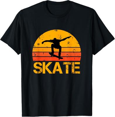Skateboarder Retro Vintage Skateboarding TShirt Vintage T Shirt Unisexs Clothing Print On DeUnisexd Camisas Streetwear
