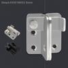 1x Sliding Door Lock Bolts Anti-theft Catch Lock Sliding Bolts Lock Padlock Clasp Gate Safety Lock Home Stainless Steel Hardware