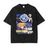 Anime Ssailor Moon Tshirts Vintage Washed Michiru T Shirt Tsukino Rei Makoto Marina Usagi Tops Tees Unisex