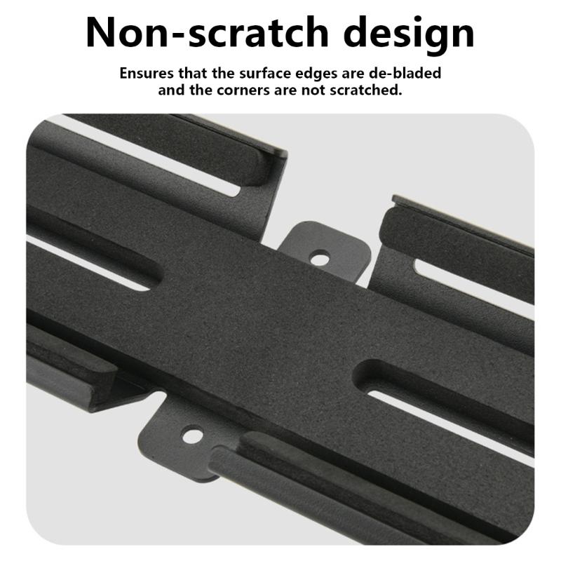 1 Set Metal Bike Mount Bracket Fixing Stand with Nylon Straps for Bluetooth-compatible Speakers Up To 36cm Circumference