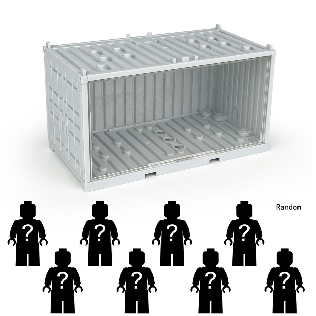 Container Special Police Figure Small Particle Military Doll Set Children'S Assembled Building Block Toy Xiangjiang