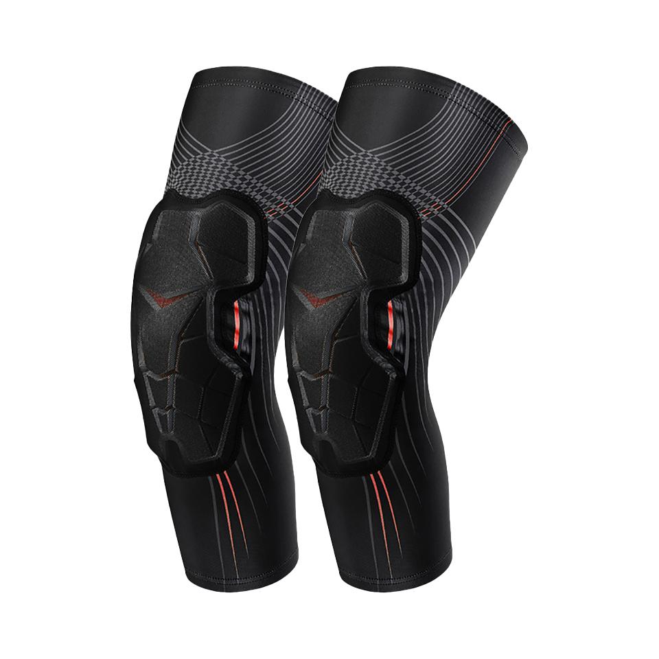 GOBYGO Basketball Sports Impact Knee Pads Cellular Foam Crash Knee Pads Knee Sleeves Outdoor Riding Running Soccer Leg Warmers