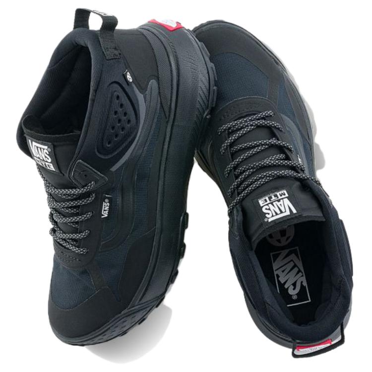 Vans Mte Crosspath Comfortable Mid-Top Hiking Shoes Unisex Hiking Shoes Black VN000CVVBKA