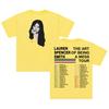 GF Lauren Spencer Smith The Art Of Being A Mess Tour TShirt Crewneck Short Sleeve Cotton Tee for Men Women Streetwear Tops