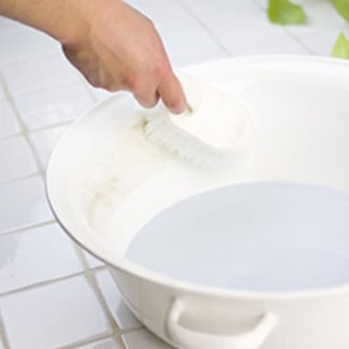 GANKO HOMPO Ocean Protection Bath Brush (White)