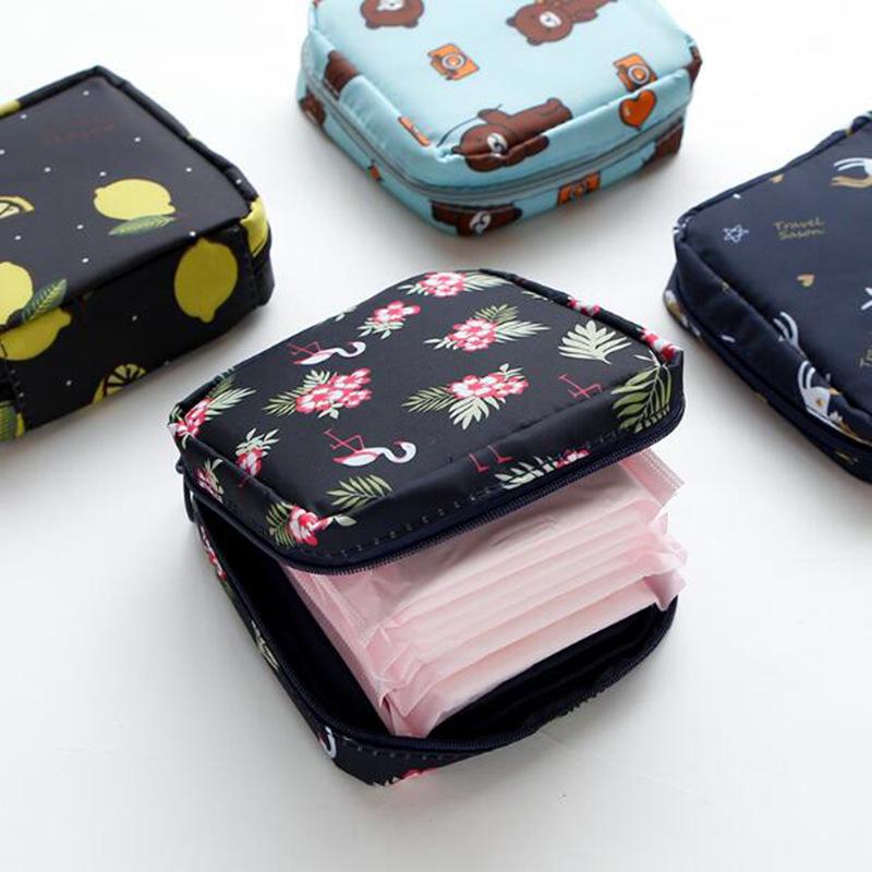 Stylish Portable Sanitary Pad & Coin Purse for Girls