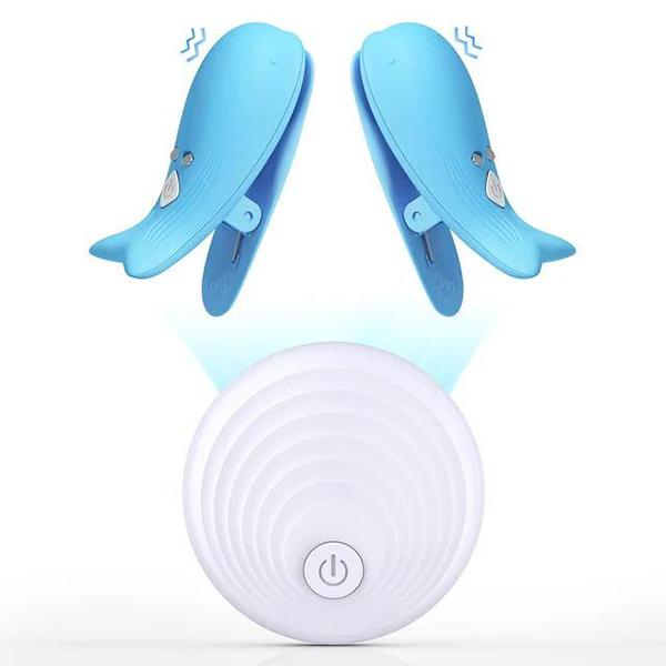 Kabellose Klitoris-Nippelklemmen für Frauen 3-in-1 Elektrisches Brust-Klitoris-Sexspielzeug Klitorisstimulator mit 10 Vibrationsmustern Sexspielzeug für Erwachsene