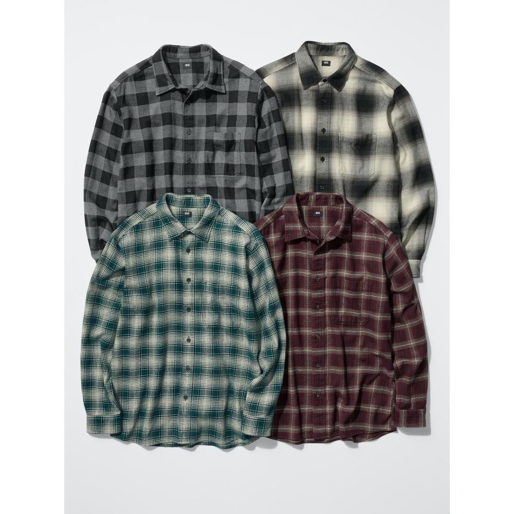 Uniqlo Flannel Shirt Ombre Check
