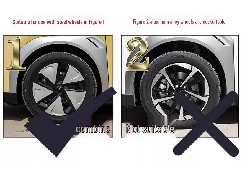 Fits 22-23 Model AION Y 17" Wheel Hub Cap Decorative Cover and Modified Protective Shell.