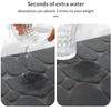 Washroom Toilet Foot Mat U-shaped Floor Mat Waterproof Pad Bathroom Water Absorption Anti-skid Pad