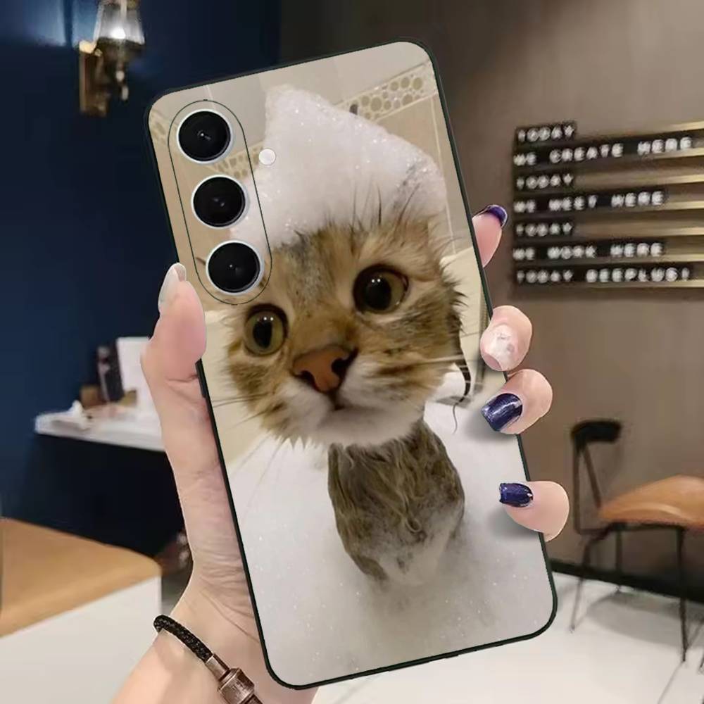 Funny Cat Memes Phone Case for Samsung Galaxy A13 A22 A31 A32 A52 A53 A71 A80 Phone Cover SamsungA134G