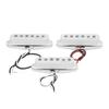 3Pcs Guitar Pickup Single Coil Set Alnico 5 Magnetic Accessory Replacement GMB137White