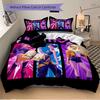 3Pcs Huntrx Future Fashion Icons Bedding Set Soft Fabric Duvet Cover Pillowcases Home Christmas Xmas Halloween Gift 1 Duvet Cover 2 Pillowcase El115