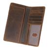Wallet Men's New Crazy Horse Leather Long Wallet Head Layer Leather Leather Retro Card Bag