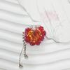 Color-Changing Heart Flower Crown Bead Phone & Bag Chain Accessory