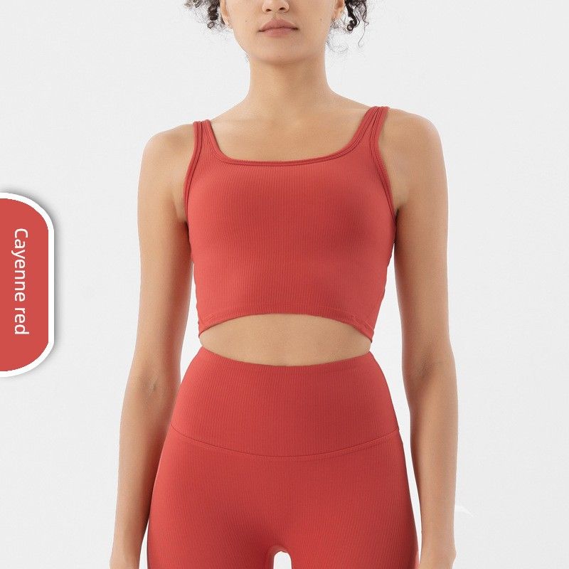 Yoga Thread Skin-Friendly Nude Feel Vest Sports Bra