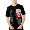 T-shirt Jujutsu Kaisen da Donna e Uomo Anime Stampate Girocollo Oversize Manica Corta Moda Abbigliamento Uomo Streetwear