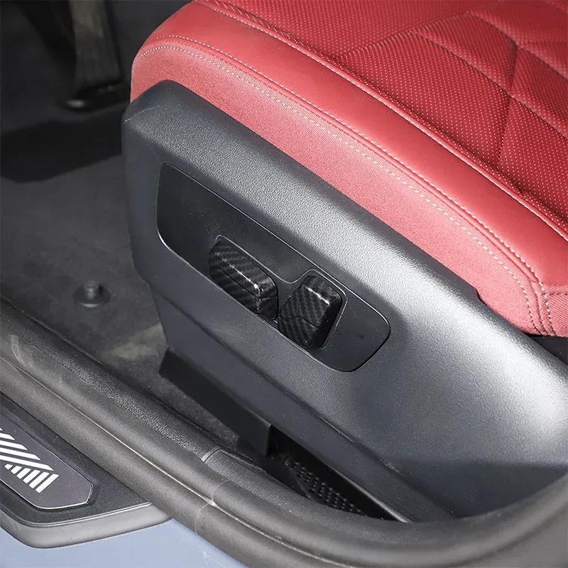 For BMW 5 Series G60 2024-2025 ABS Car Front Seat Adjust Button Cover Trim Sticker Car Interior Accessories