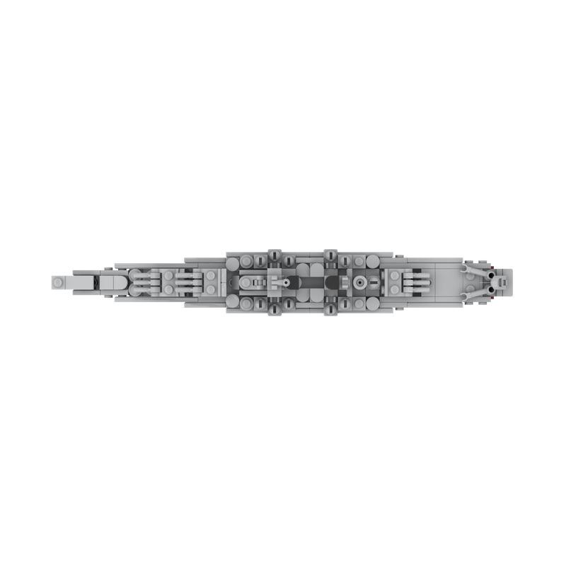 Ocean Battleship Building Block Military Destroyer Battleship Assembly Toy Model Compatible With Small Particles