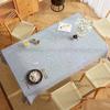 Damask 2D Flat Printed Polyester Table Covers For Dining Table Room Decor Picnic Blanket Camping Table Cover Party Supplies Xmas