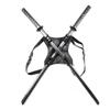 Double Katana Backpack Belt Holster Sword Anime Medieval Demon Cosplay Prop Samurai Sabre Waist Real Japanese Katana Holder Toy