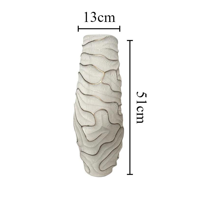 Ceramic Vases Nordic Minimalist Modern Table Vases Decorative Large Unique Flowers Container Trendy Elegant Home Decoration