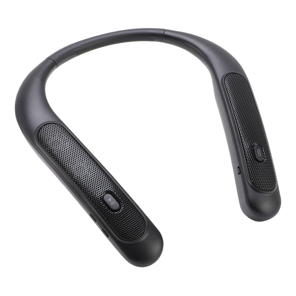 Nackenbügel-Lautsprecher Kabellos 3D-Stereo-Sound Eingebautes Mikrofon Geringe Latenz Wiederaufladbarer Körper Sportlautsprecher mit 12H Spielzeit