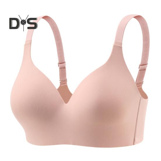 Damen-BH, verstellbarer Schultergurt, Push-up, klemmsicher, einfarbig, vollständige Abdeckung, bügellose Schnalle auf der Rückseite, Verschluss, 3/4-Schaumstoff-Cup, für den täglichen Sport, zum Pendeln