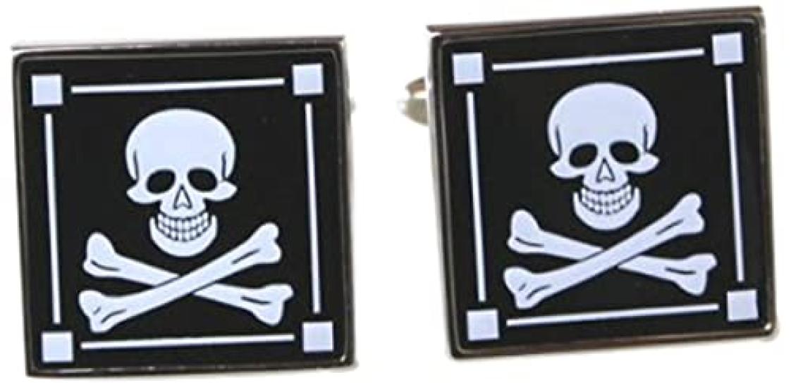 

Мастерская запонок Камакура Пиратские запонки 2 ec020 (Запонки) чёрный